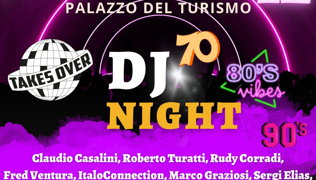 Takes Over Italo Disco – DJ Night